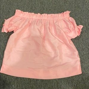 jcrew off the shoulder top